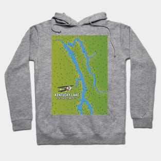 Kentucky Lake map Hoodie